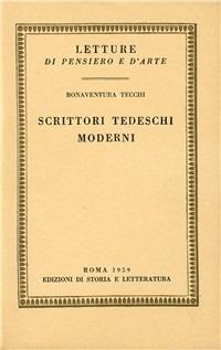 Scrittori tedeschi moderni - Bonaventura Tecchi - copertina