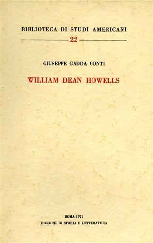W. D. Howells - Giuseppe Conti Gadda - copertina
