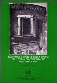 Economia e società nella storia d'Italia contemporanea. Fonti e metodi di ricerca - copertina