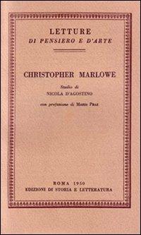 Christopher Marlowe - Nicola D'Agostino - copertina