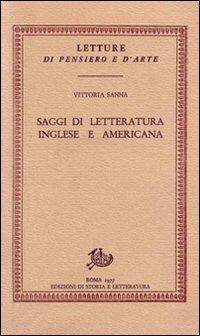 Saggi di letteratura inglese e americana - Vittoria Sanna - copertina