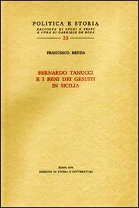 Bernardo Tanucci e i beni dei gesuiti in Sicilia - Francesco Renda - copertina