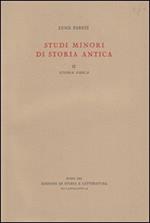Studi minori di storia antica. Vol. 2: Storia greca