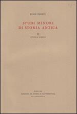 Studi minori di storia antica. Vol. 2: Storia greca