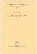 Scritti minori vol. 1-3