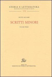 Scritti minori vol. 1-3 - Gaetano De Sanctis - copertina