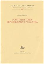 Scritti di storia repubblicana e augustea