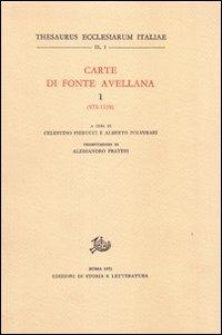 Carte di Fonte Avellana. Vol. 1: 975-1139. - copertina