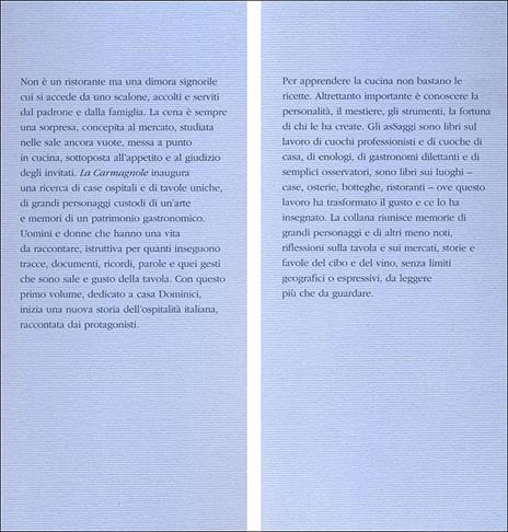 Casa Dominici. Memorie e riflessioni di un gastronomo - 2