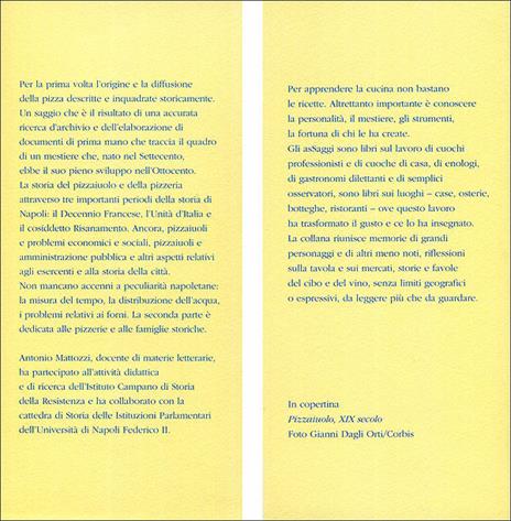 Una storia napoletana. Pizzerie e pizzaiuoli tra Sette e Ottocento - Antonio Mattozzi - 2