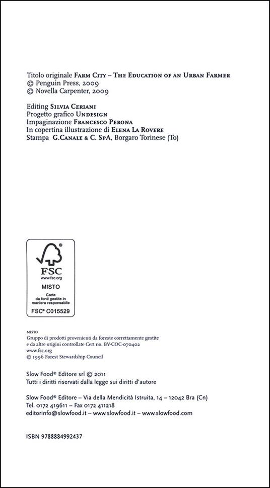 Farm city. L'educazione di una contadina urbana - Novella Carpenter - 2