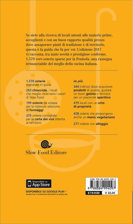 Osterie d'Italia 2017. Sussidiario del mangiarbere all'italiana - 2