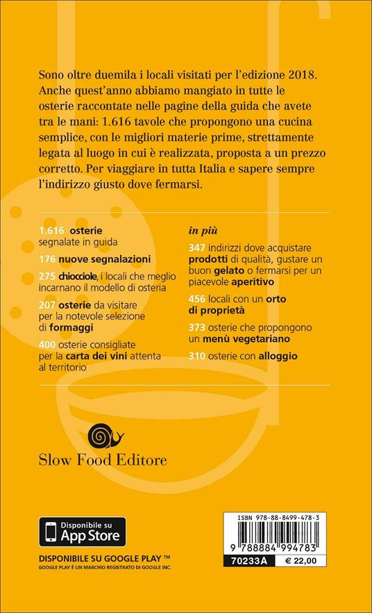 Osterie d'Italia 2018. Sussidiario del mangiarbere all'italiana - 2