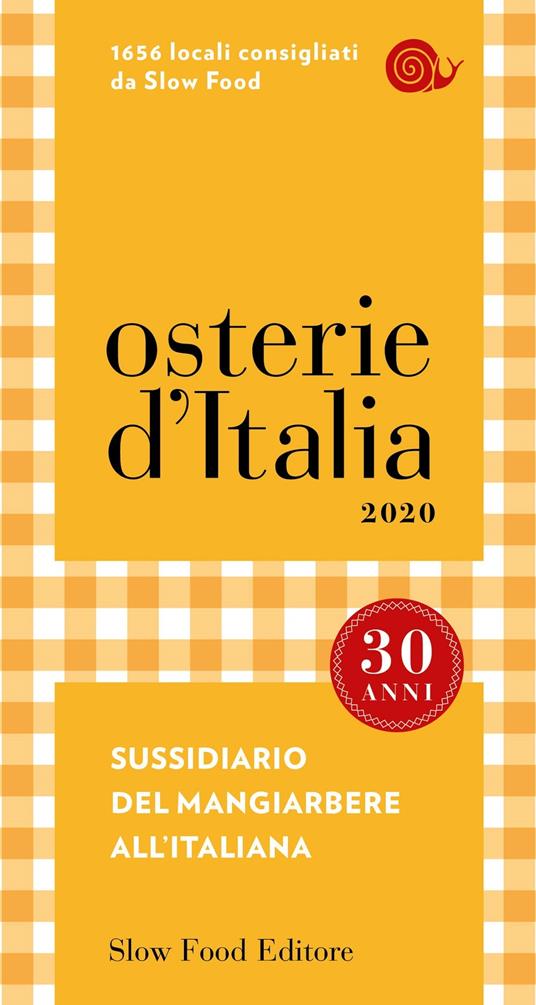 Osterie d'Italia 2020. Sussidiario del mangiarbere all'italiana - copertina
