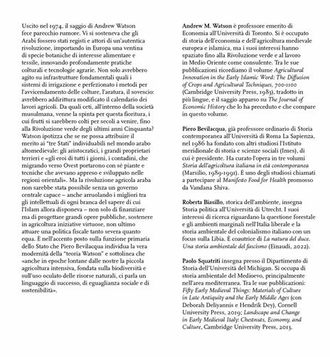 La rivoluzione agricola araba. Tra Settecento e Millecento, alle radici di ciò che mangiamo oggi - Andrew M. Watson - 2