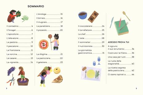 I mestieri del cibo. Cosa fare da grandi per essere felici. Ediz. a colori - Andrea Morelli,Elenia Beretta - 4