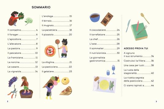 I mestieri del cibo. Cosa fare da grandi per essere felici. Ediz. a colori - Andrea Morelli,Elenia Beretta - 4