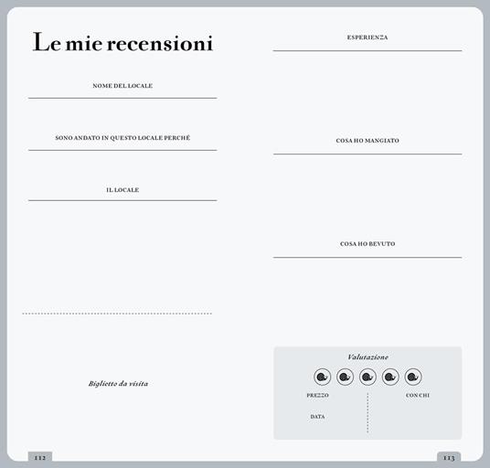 Taccuino del gastronomo. Le mie ricette, le mie recensioni - 4