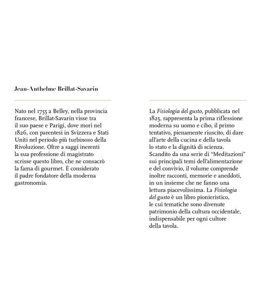 Fisiologia del gusto o meditazioni di gastronomia trascendente - Jean-Anthelme Brillat Savarin - 2