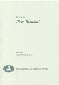 Piero Bianconi - Dante Isella - copertina