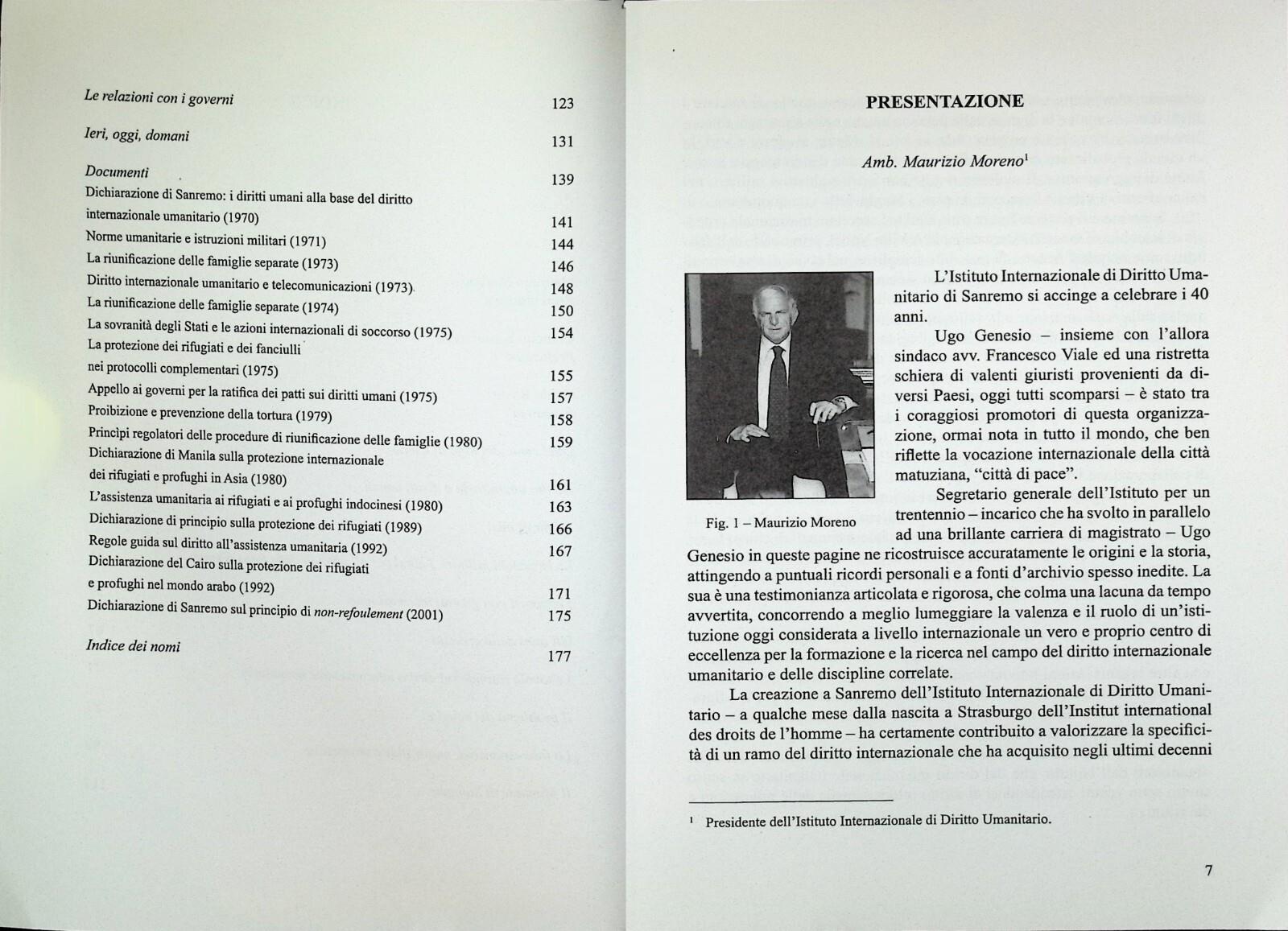 Le leggi dell'umanità. Quarant'anni dell'istituto internazionale di diritto umanitario