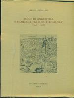 Saggi di linguistica e filologia italiana e romanza (1946-1976)