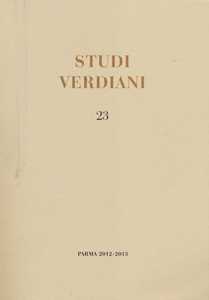 Studi verdiani (2012-2013). Ediz. multilingue. Vol. 23