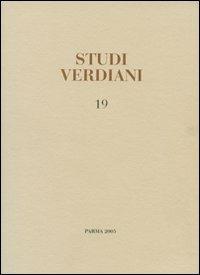 Studi verdiani. Vol. 19 - copertina