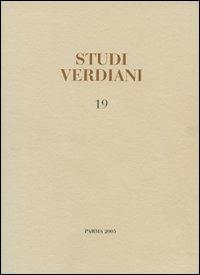 Studi verdiani. Vol. 19 - copertina