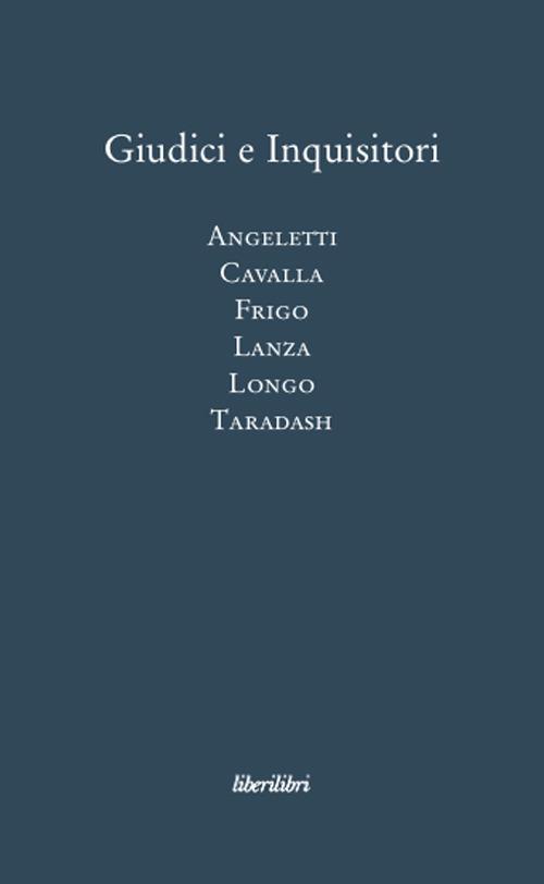 Giudici e inquisitori - copertina