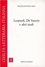 Leopardi, De Sanctis e altri studi