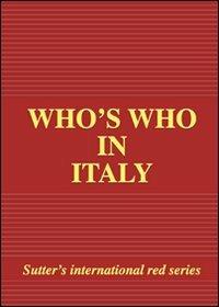 Who's who in Italy 2008. Gold edition - copertina