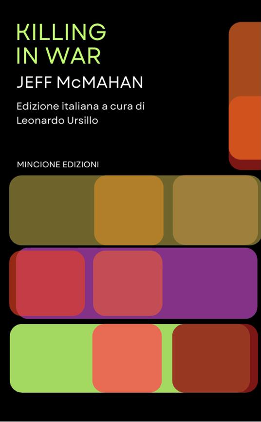 Killing in war - Jeff McMahan - copertina