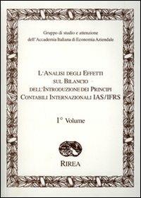 L' analisi degli effetti sul bilancio dell'introduzione dei principi contabili internazionali IAS/IFRS - copertina