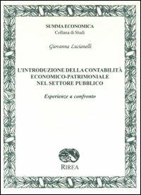 L' introduzione della contabilità economico-patrimoniale nel settore pubblico. Esperienze a confronto - Giovanna Lucianelli - copertina