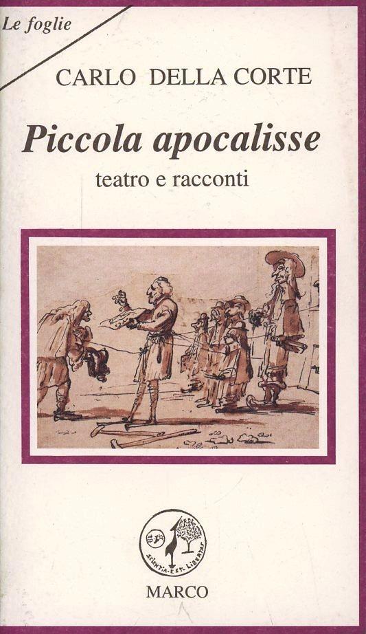 Piccola apocalisse - Carlo Della Corte - copertina
