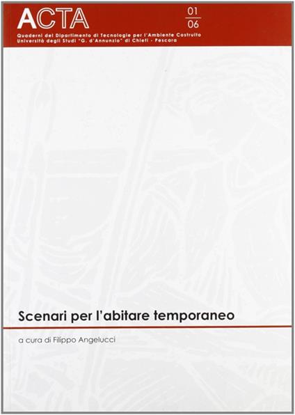 Scenari per l'abitare contemporaneo - copertina
