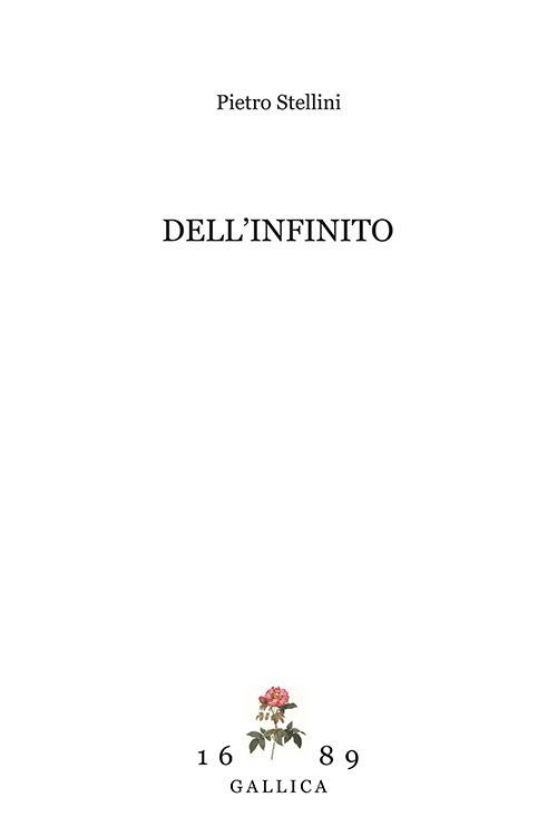 Dell'infinito - Pietro Stellini - copertina