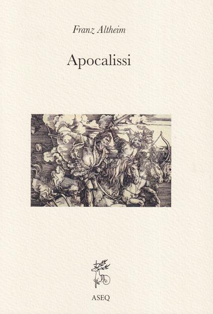 Apocalissi - Franz Altheim - copertina