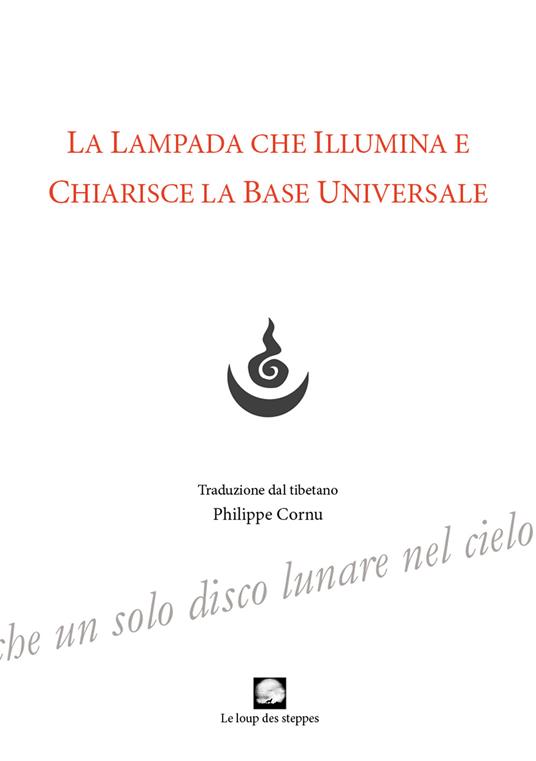 La lampada che illumina e chiarisce la base universale - copertina