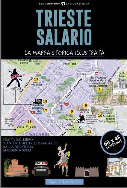 Trieste-Salario. La mappa storica illustrata - Paolo Samarelli - copertina