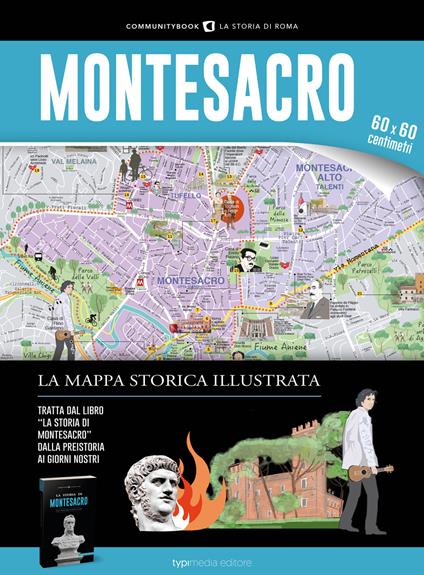 Montesacro. La mappa storica illustrata - Paolo Samarelli - copertina
