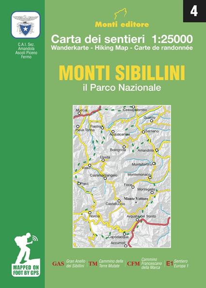 Monti Sibillini. Il Parco nazionale - Raffaele Monti - copertina