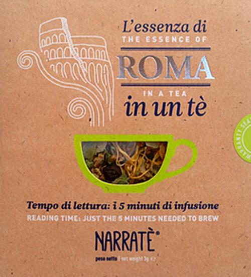 L'essenza di Roma in un tè. Tempo di lettura: i 5 minuti di infusione-The essence of Rome in a tea. Reading time: just the 5 minutes needed to brew. Ediz. bilingue. Con tea bag - Luca Notarianni - copertina