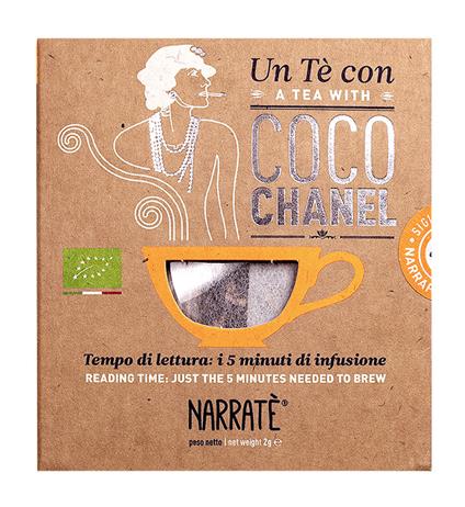 Un tè con Coco Chanel. A tea with Coco Chanel. Con Filtro di tè con blend ispirato a Chanel N.5 - Valeria Arnaldi - copertina