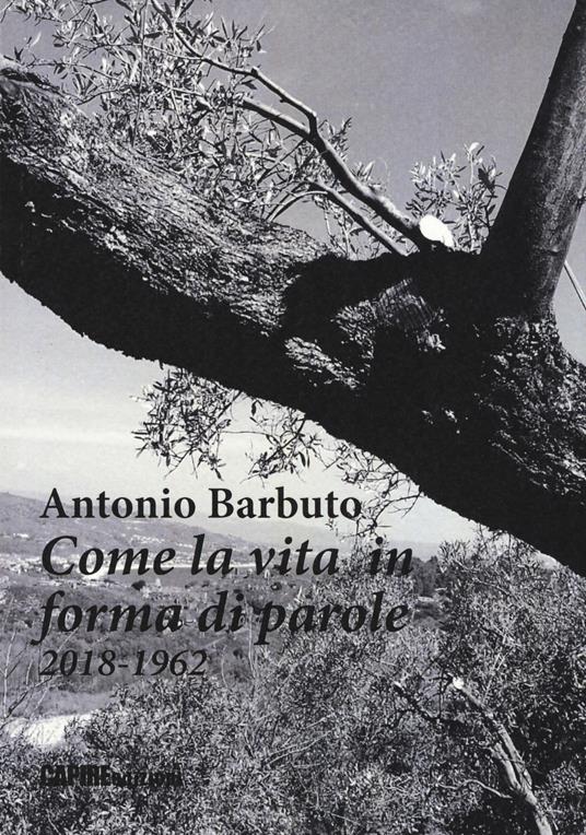 Come la vita in forma di parole (2018-1962) - Antonio Barbuto - copertina