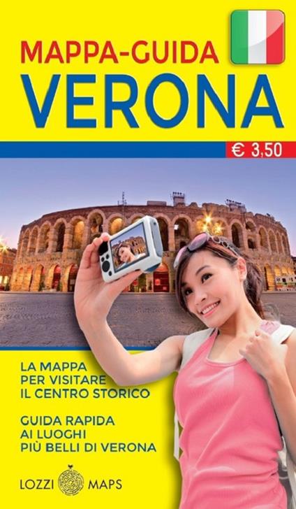 Verona in lingua. Mappa e guida della città. Ediz. italiana - copertina
