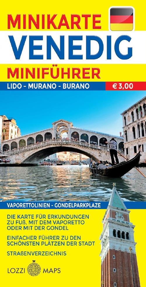 Venezia. Miniguida e minimappa. Ediz. tedesca - copertina
