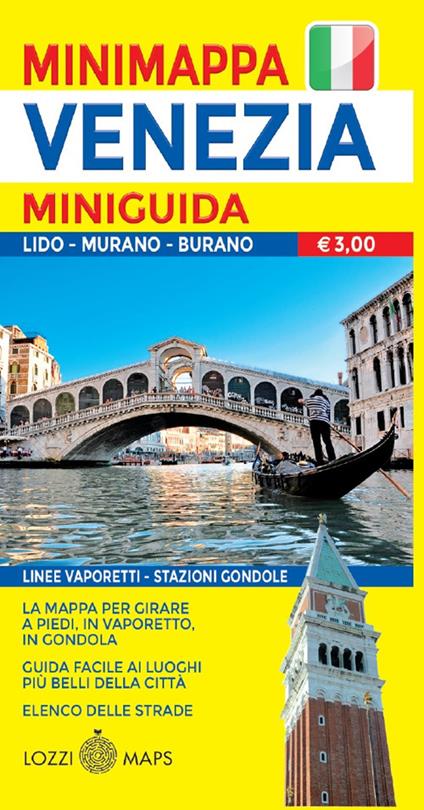 Venezia in lingua. Minimappa e miniguida. Ediz. italiana - copertina