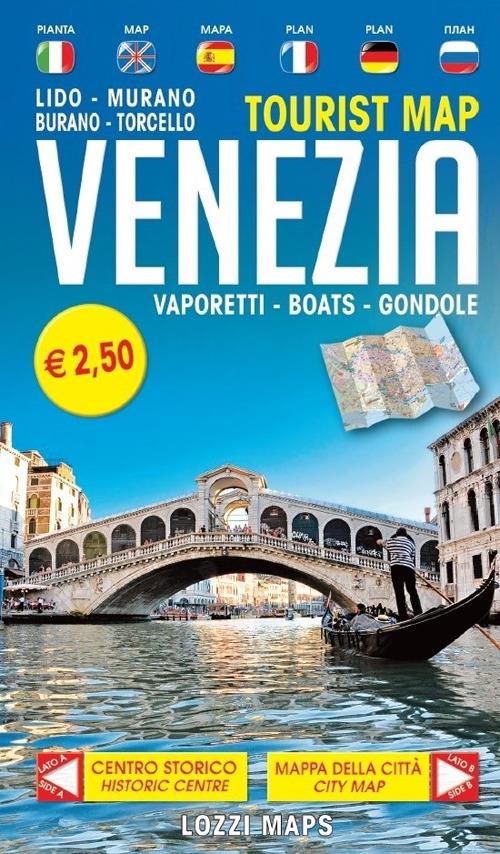 Venezia tourist map. Ediz. multilingue - copertina